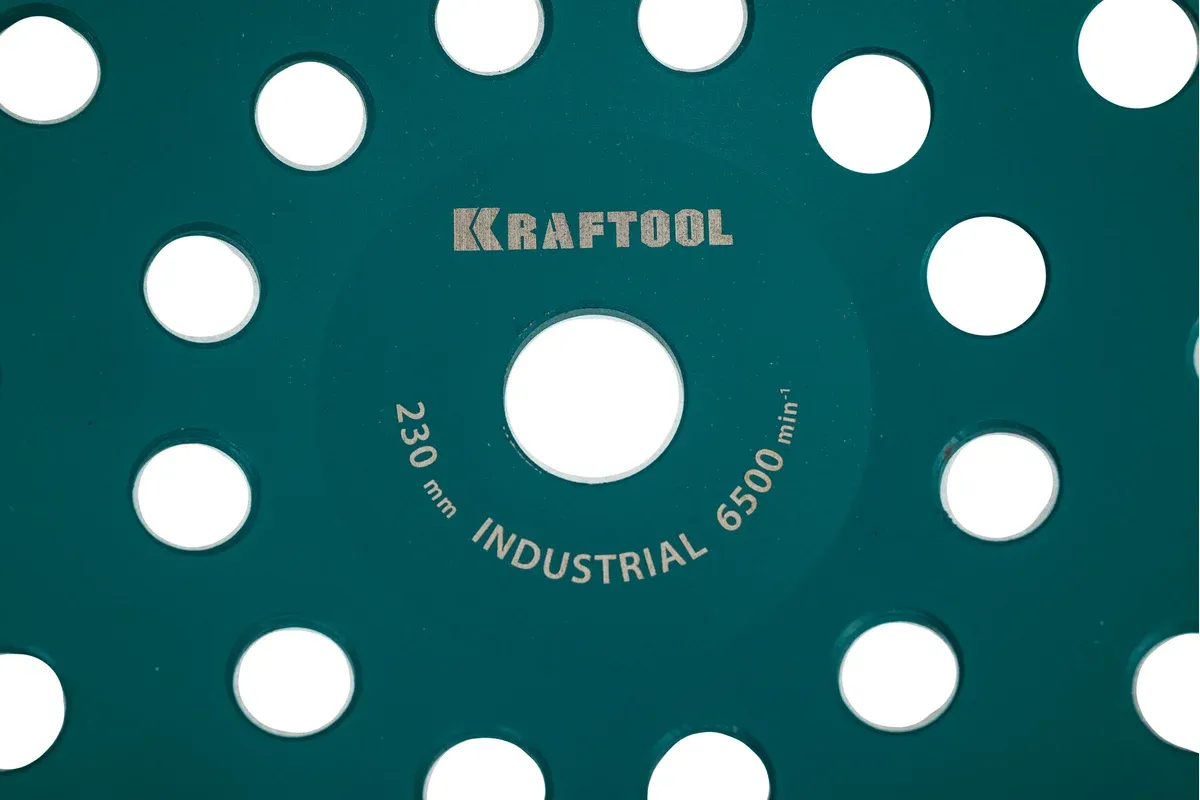 Чашка шлифовальная алмазная, двухрядная 230 мм Double Industrial Kraftool 33369-230 - фото