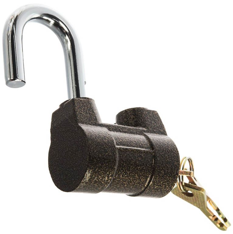 Замок навесной облегченный 60 мм Мастер ЗУБР 3720-4_z01, алюминиевый сплав - фото