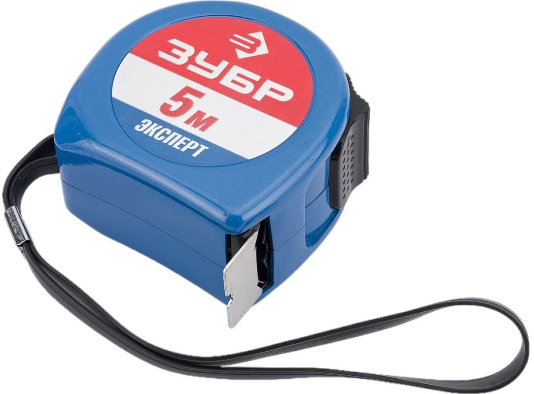 Рулетка 5 м 25 мм алюминиевый ударопрочный корпус ЗУБР Эксперт 34058-05-25 - фото