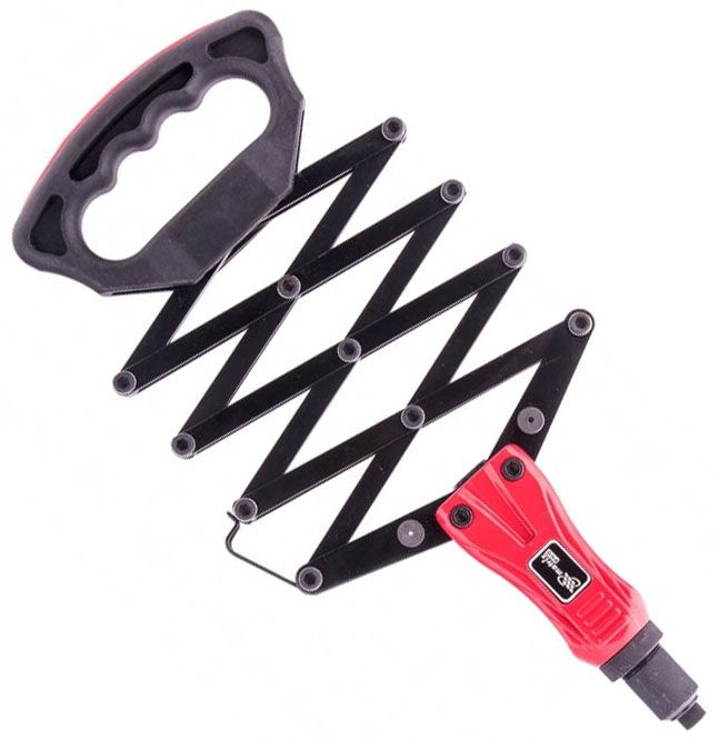 Заклепочник ручной вытяжной "Гармошка" (2.4-6.4 мм) усиленный Pro, Matrix 40548 - фото