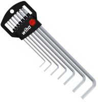 Набор ключей шестигранных Г-образных сферических 1,5-6 мм Wiha Classic 03723, 7 шт