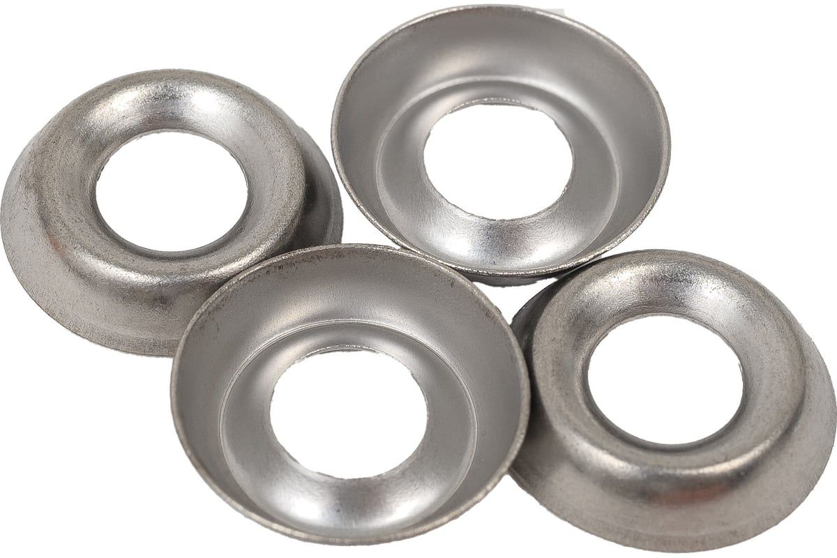 Шайба-розетка пустотелая для винтов с потайной головкой NFE 27-619 (WS9255), нержавеющая сталь А2 - фото