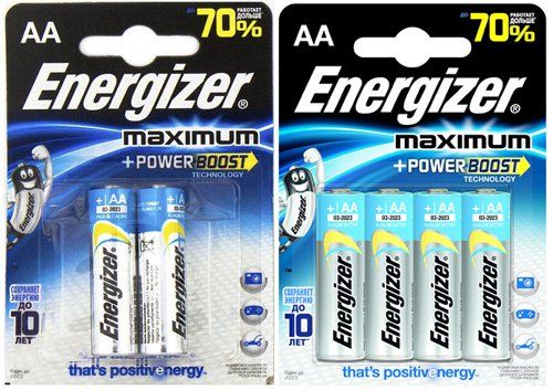 Батарейки Energizer Maximum LR6 (AA)