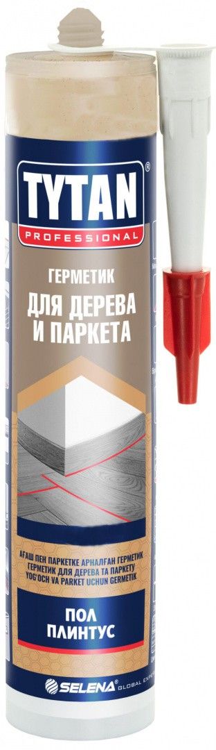 Изображение товара Герметик акриловый для дерева и паркета 310 мл TYTAN Professional 74997 сосна