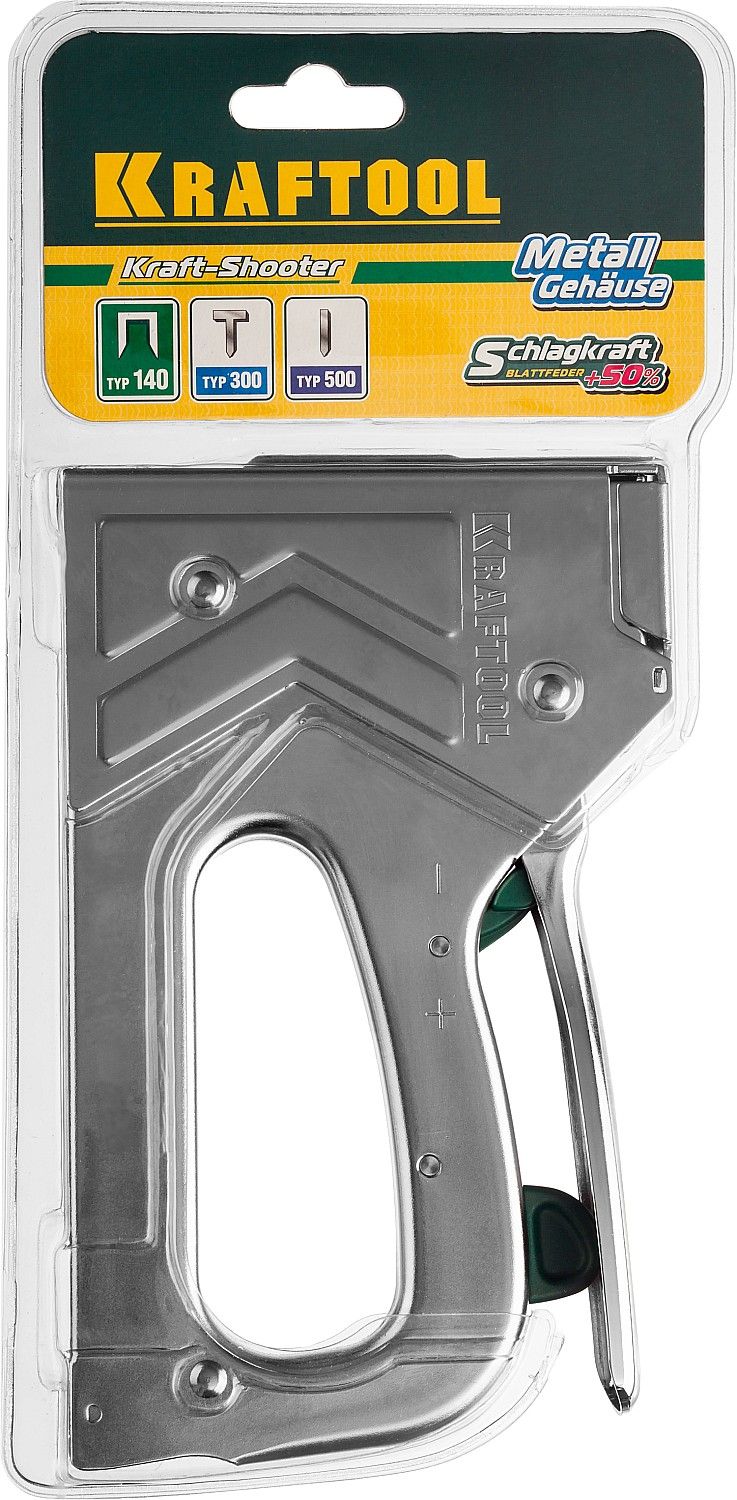 Степлер рессорный тип 140 (G/11/57) 20GA (6 -16 мм)/300/500 Hard-140 Kraftool 3185 - фото