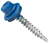 Саморез кровельный со сверлом 4,8х38 RAL 5013 кобальтово-синий
