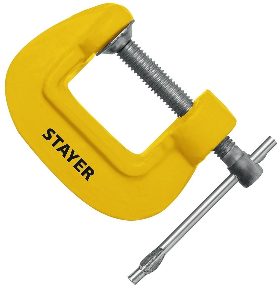 Струбцина G-образная ход 25 мм Stayer SG-25, чугун, сталь - фото