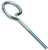 Крюк качельный с метрической резьбой М6х70, оцинкованная сталь