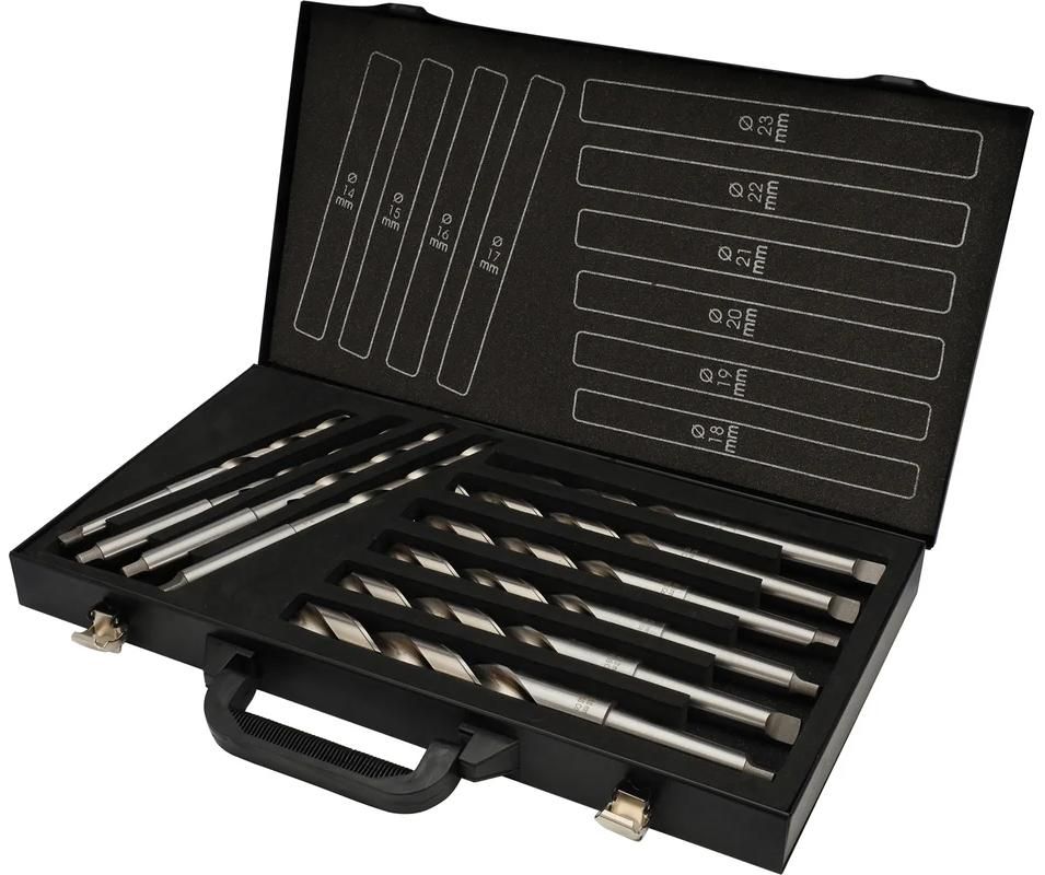 Набор сверл по металлу 14-23 мм HSSE-Co5 135° DIN 345 H-Tools PRO 204001EHT, 10 шт - фото