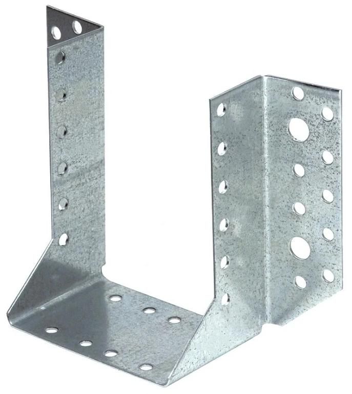 Опора бруса открытая ПТ 68х318х61х116х2,0 мм, оцинкованная сталь - фото