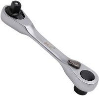 Вороток с трещоткой для бит и головок 72z 1/4"х95 мм SGS ST72-3.4