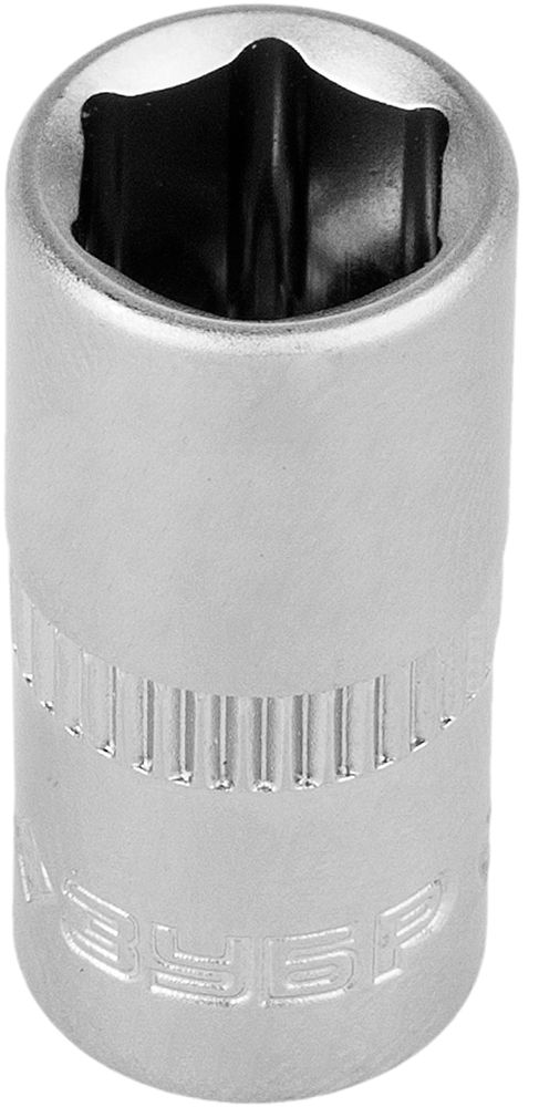 Головка торцовая 1/4" FLANK ЗУБР Мастер, Cr-V сталь - фото