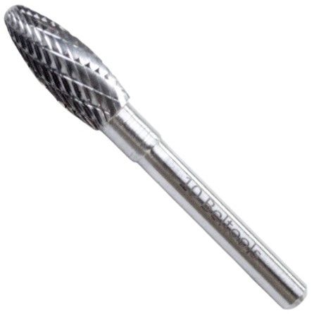 Борфреза твердосплавная с X-образной насечкой H (FLH) ВК8 РИ - фото