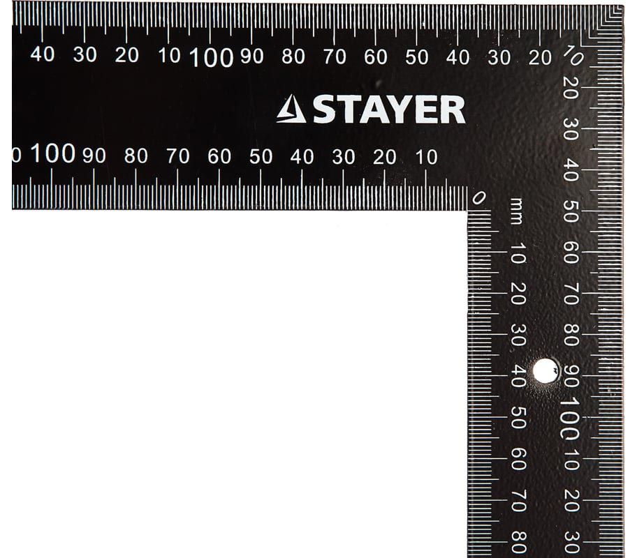 Угольник цельнометаллический крашеный 600х400 мм Master Stayer 3435-40 - фото