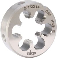 Плашка 1 1/2"-11 HSSE DIN EN 24231 NKP 188001-N2-3147, дюймовая резьба G