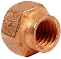 Гайка приемной трубы ВАЗ-2108 М8х1,25х12 мм Kral 2108-1203019, сталь омеднённая