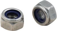 Гайка самоконтрящаяся с нейлоновой вставкой М18 DIN 985, нержавеющая сталь А4-80