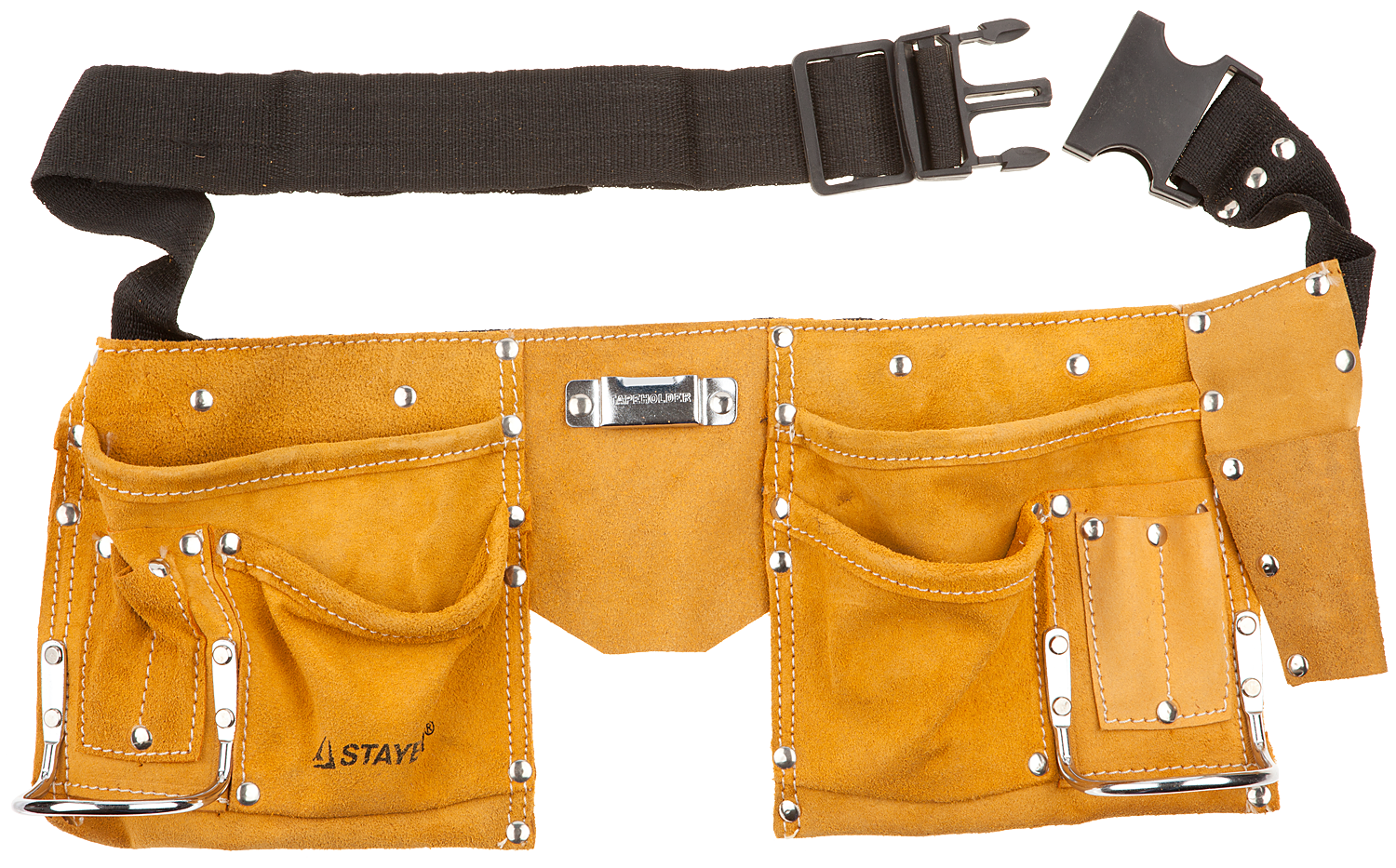 Пояс для инструментов 2 скобы 10 карманов Stayer 38510 - фото