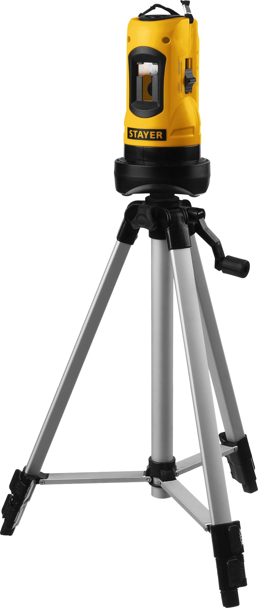 Нивелир лазерный линейный 10 м со штативом 120 см Stayer Laser-Max Professional 34960-H2, в пластиковом кейсе - фото