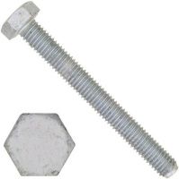 Болт шестигранный М6х30 DIN 933, класс прочности 8.8, цинк-ламельное покрытие