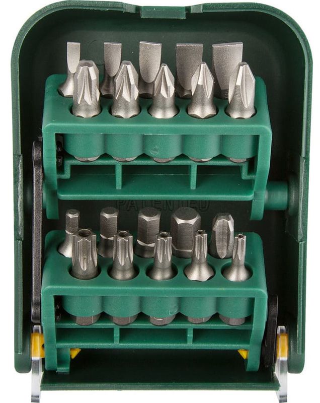 Набор бит в мобильном бит-боксе с клипсой Kraftool 26135-Н21 - фото