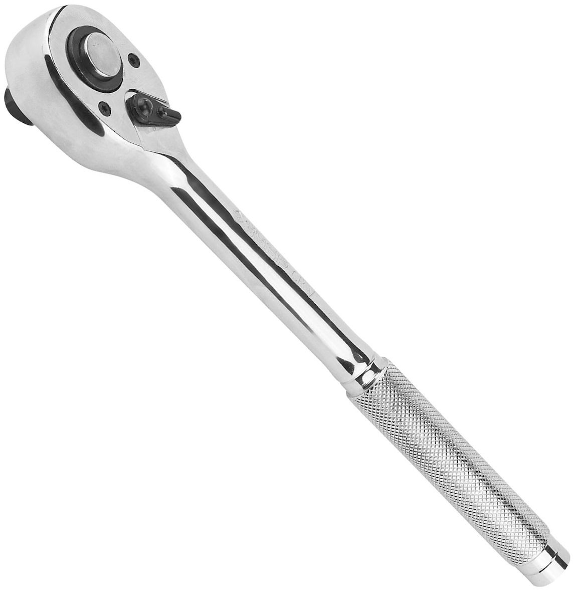Рукоятка трещоточная с металлической ручкой 1/4", 72 зубца ЗУБР 27739-1/4 - фото