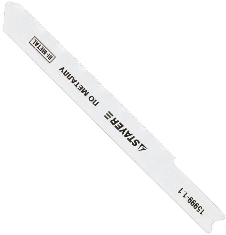 Полотна по металлу U118GF для электролобзика U-хвостовик 50х1,1 мм, Stayer 15999-1,1, биметалл, 3 шт - фото
