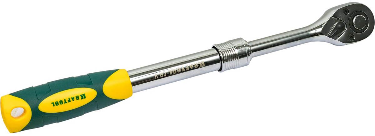 Трещотка для торцовых головок телескопическая 1/2" на 72 зубца Pro Kraftool 27798-1/2 - фото