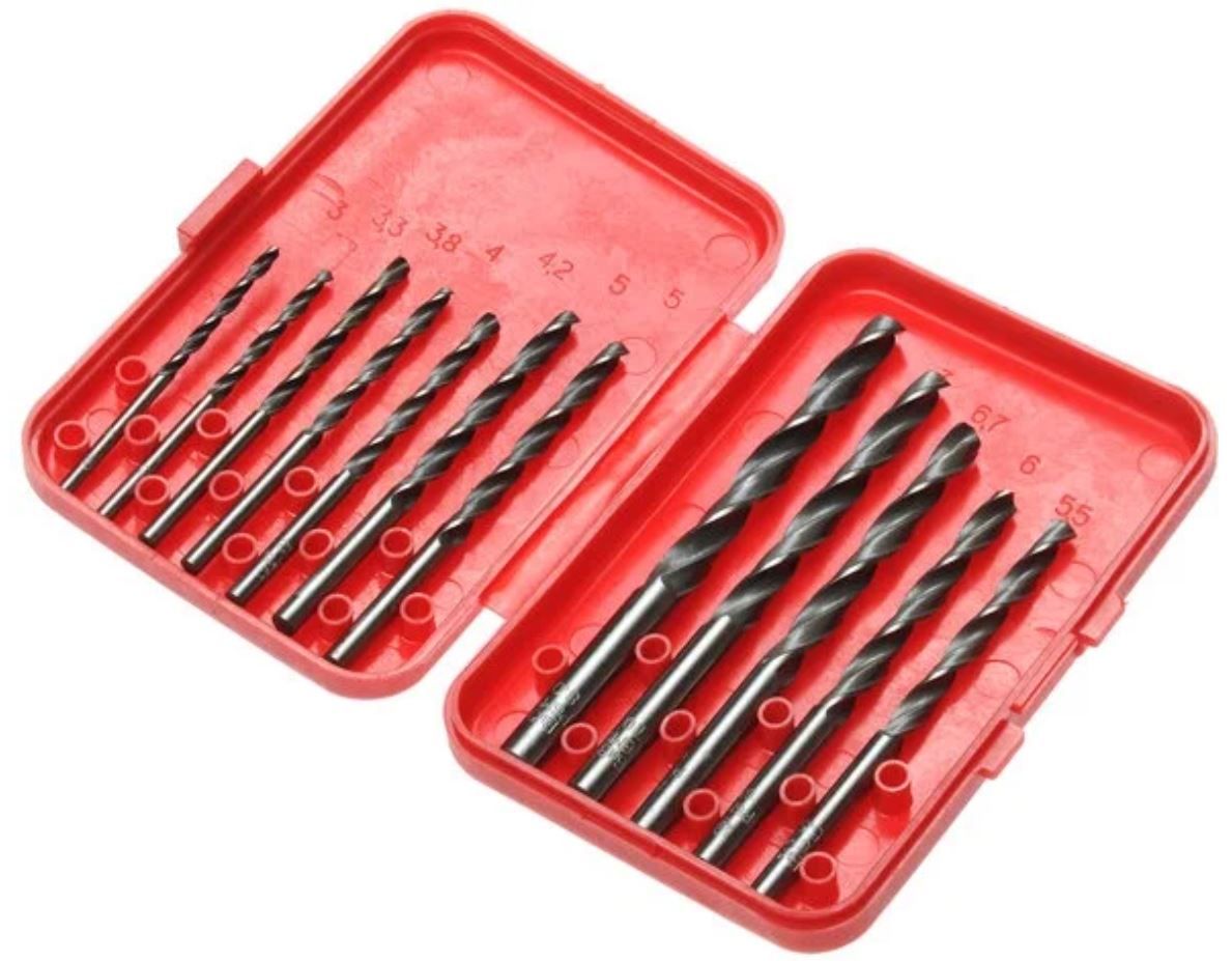 Набор сверл по металлу 3-8 мм Р6М5 №1 Волжский Инструмент 5503065, 12 шт - фото
