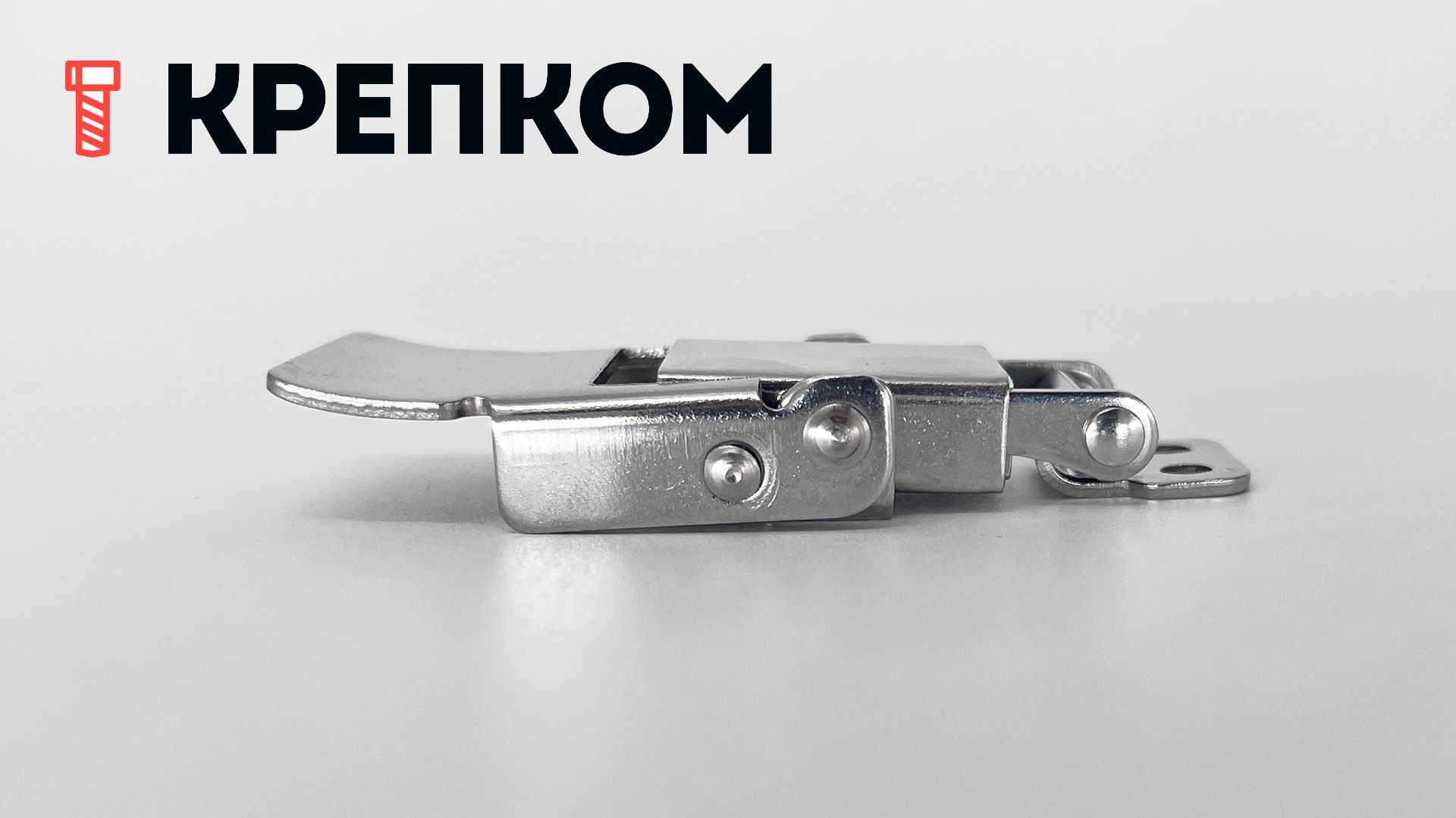 Замок-защелка L=41 B42C-2, нержавеющая сталь А2 - фото