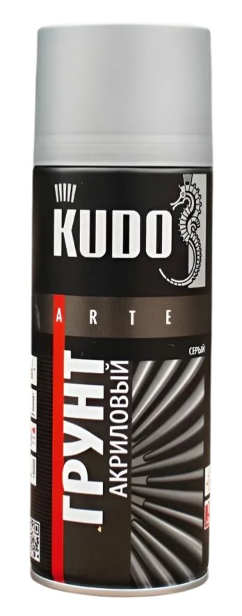 Грунт универсальный акриловый 520 мм Kudo KU-2101, серый - фото