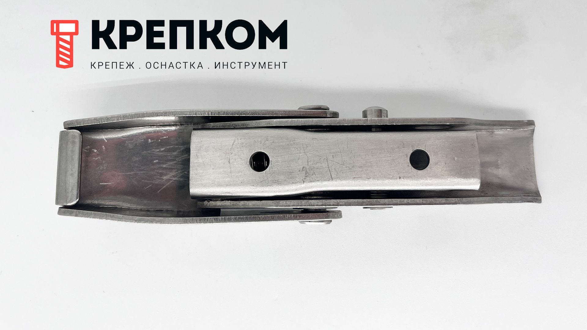 Защелка с блокировочным механизмом L=125 B210C-2, нержавеющая сталь А2 - фото