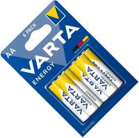 Батарейки щелочные AA Varta Energy 4106229416, 6 шт в блистере