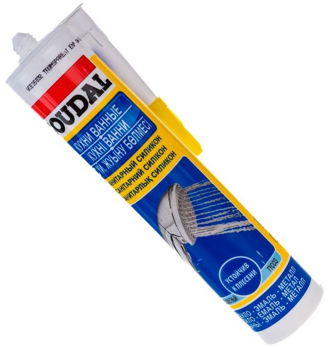 Герметик силиконовый санитарный 280 мл Soudal 105897 бесцветный - фото