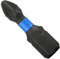 Бита торсионная крестовая PZ2 длина 25 мм, C1/4" Heller TD30534, сталь S2, 5 шт