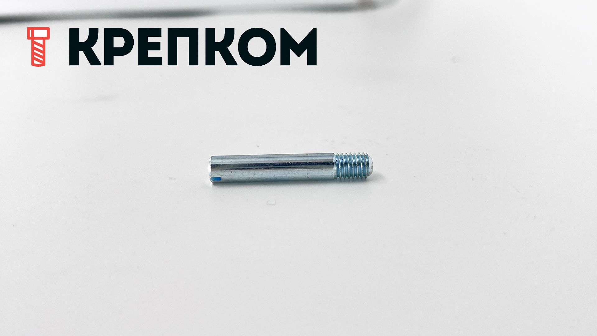 Винт установочный М5х30 DIN 427, оцинкованная сталь 14H - фото