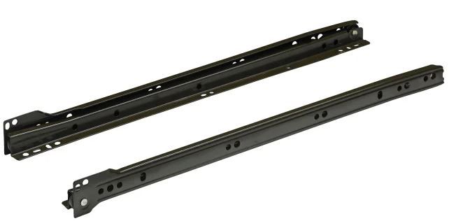 Направляющая роликовая 350 мм/15 кг Gah Alberts 953133, сталь коричневая - фото