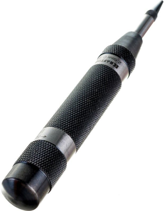 Кернер автоматический высокоточный 2,6х150 мм 59 HRC Kraftool 21425-15 - фото