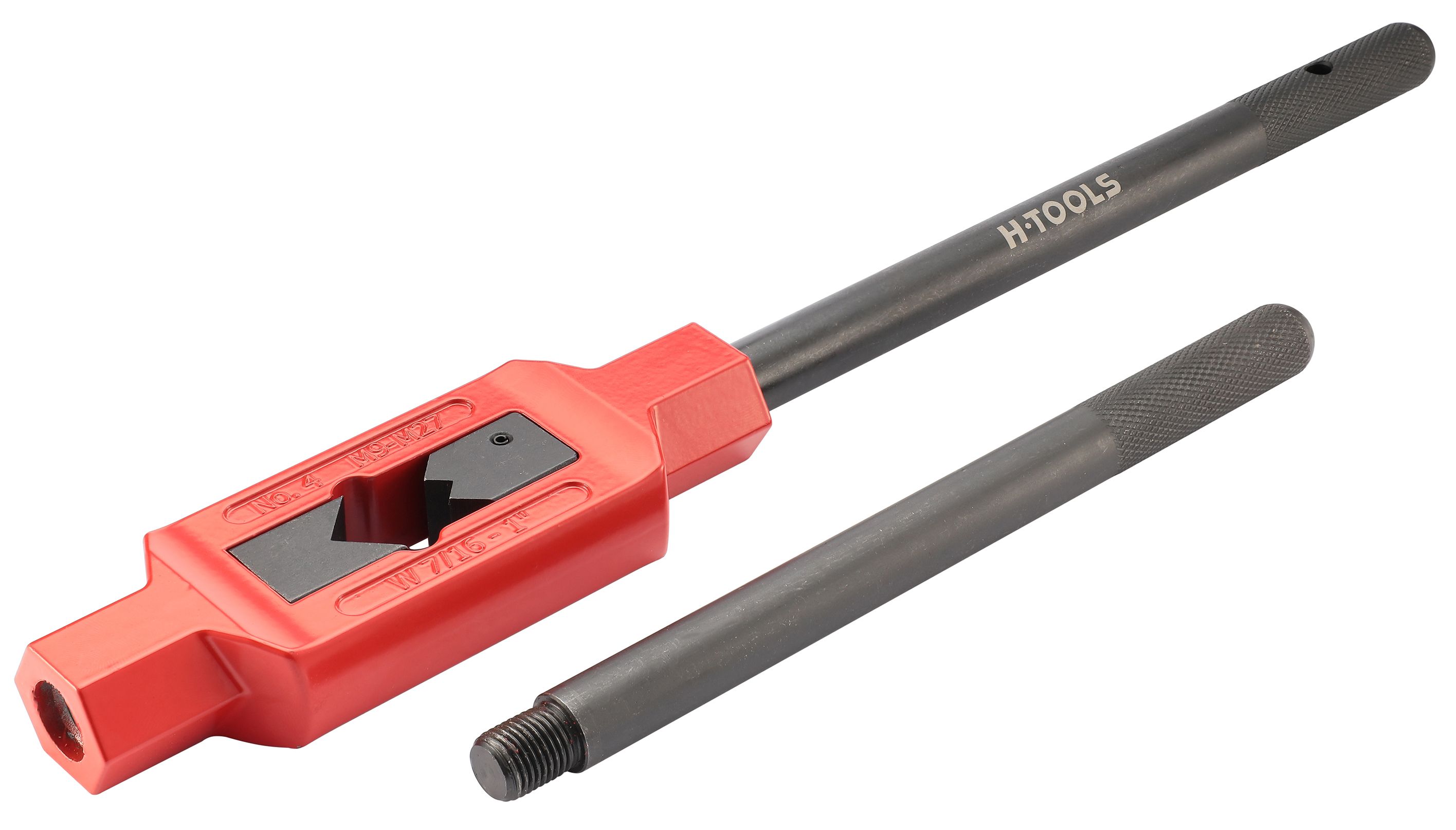 Вороток для метчиков №4 M9-M27 (5,5-16,0 мм) 480 мм DIN 1814 H-Tools 08800070 - фото