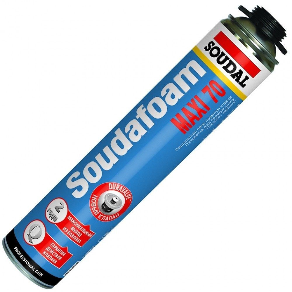 Пена монтажная профессиональная Soudal SOUDAFOAM Maxi 70 870 мл 113899 - фото