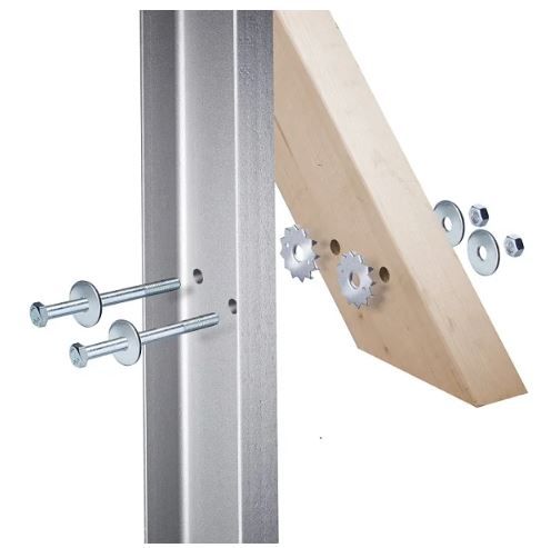 Диск шипованный 62х12 мм Gah Alberts 334420, оцинкованная сталь - фото