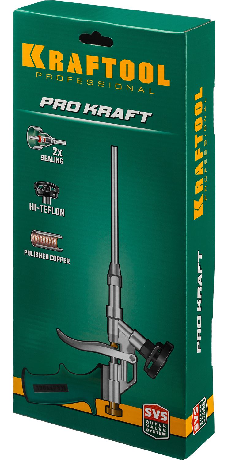 Пистолет тефлоновый для монтажной пены ProKraft Kraftool 0685 - фото