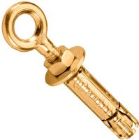 Анкер-гильза М16 распорный EBF с рым-болтом 24х100 мм Sormat PFG 904 001 016, жёлтый цинк