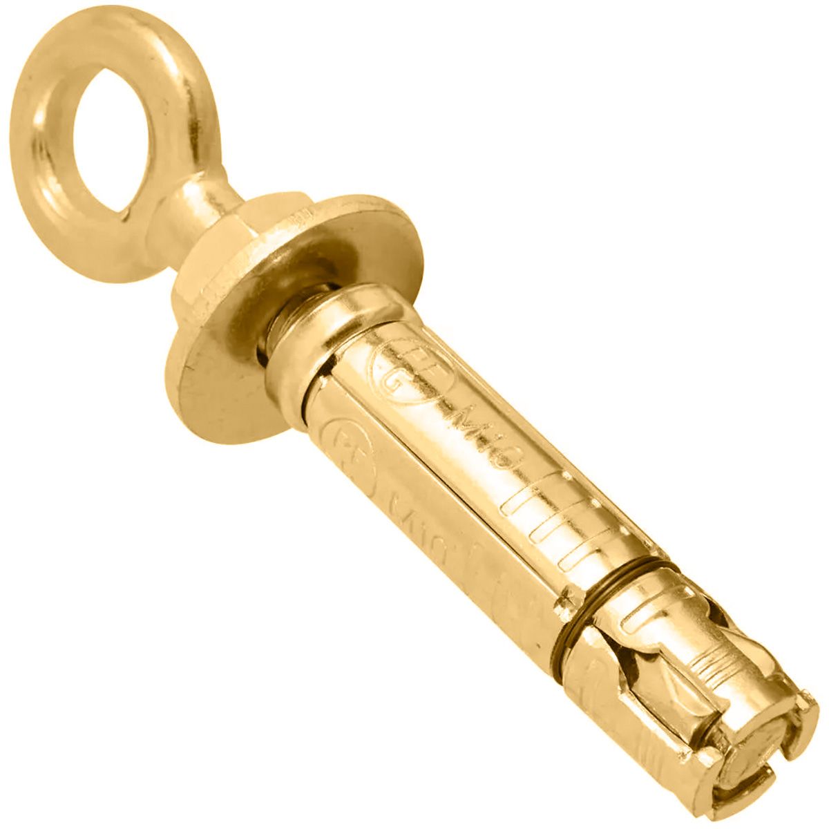 Анкер-гильза М16 распорный EBF с рым-болтом 24х100 мм Sormat PFG 904 001 016, жёлтый цинк - фото