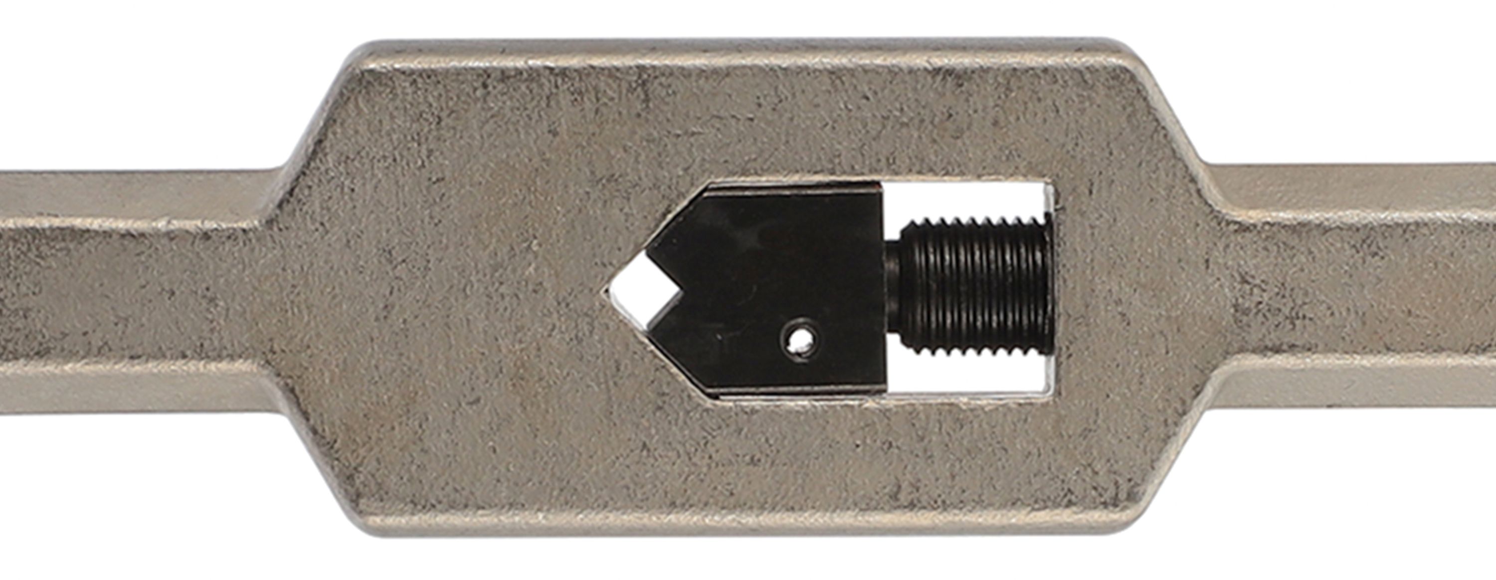 Вороток для метчиков с уровнем №4 M9-M27 (5,5-16,0 мм) 480 мм Inox DIN 1814 H-Tools 08802070 - фото