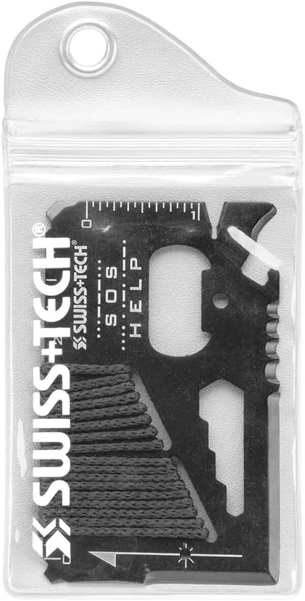 Карманный мультиинструмент 17в1 Credit Card Survival Tool, Swiss+Tech ST33329 - фото