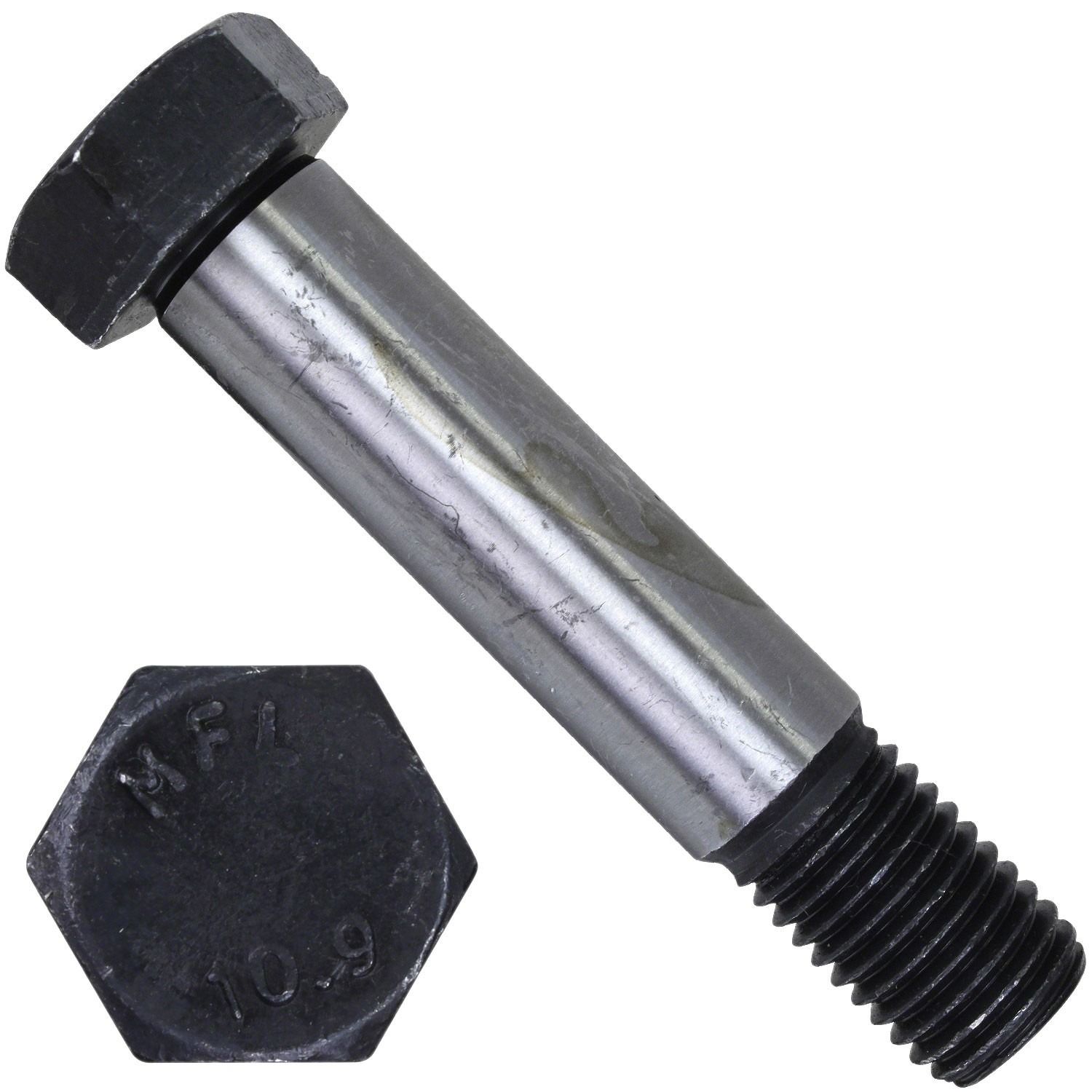 Болт призонный М10х70 DIN 610, класс прочности 10.9, сталь без покрытия - фото