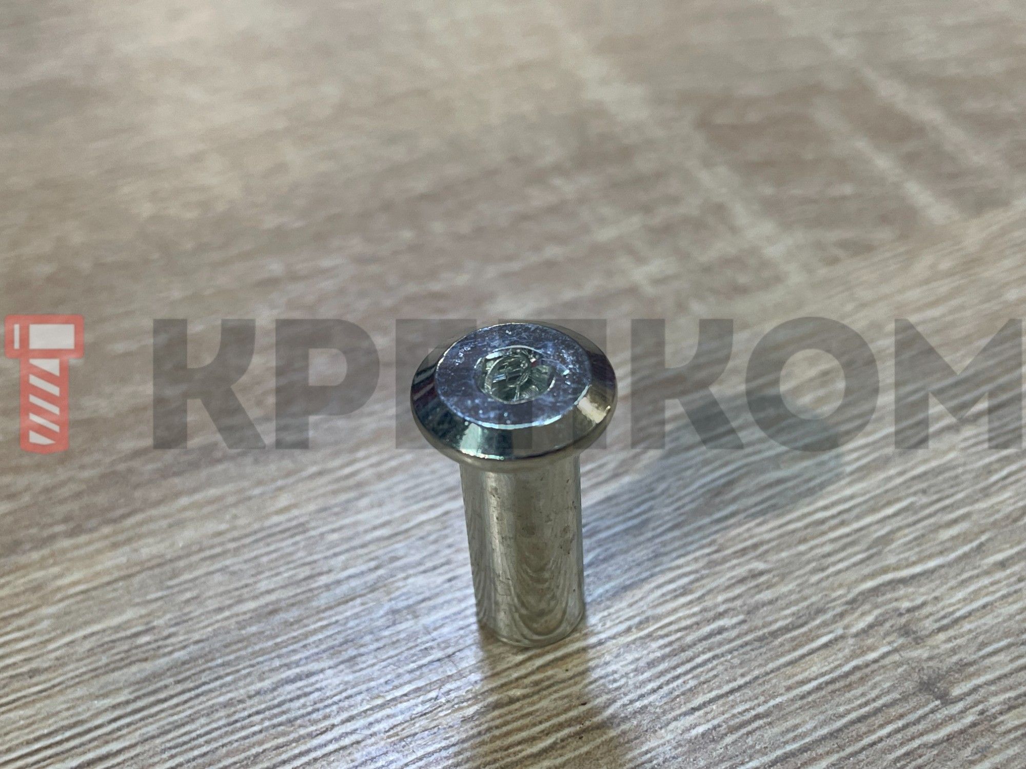 Гайка Эриксона вн/ш плоск. M 6 x 20 x 13 608 A6 оцинк - фото