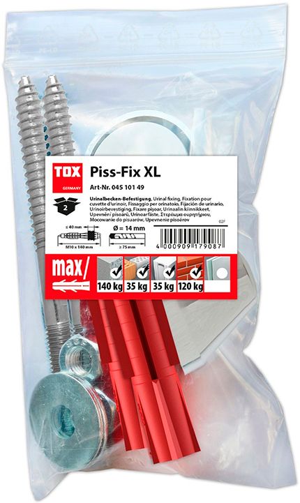 Крепление для писсуаров PISS FIX TRI 1 хром (блистер) - фото