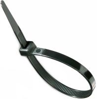 Кабельная стяжка разъемная 7,5х250 мм КСР Fortisflex 80145, чёрная, 100 шт